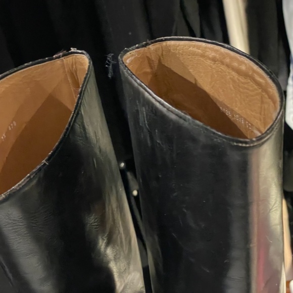 Men’s Italian leather tall boots - Picture 4 of 5